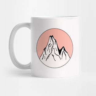 Mountains Sketch V20 Mug